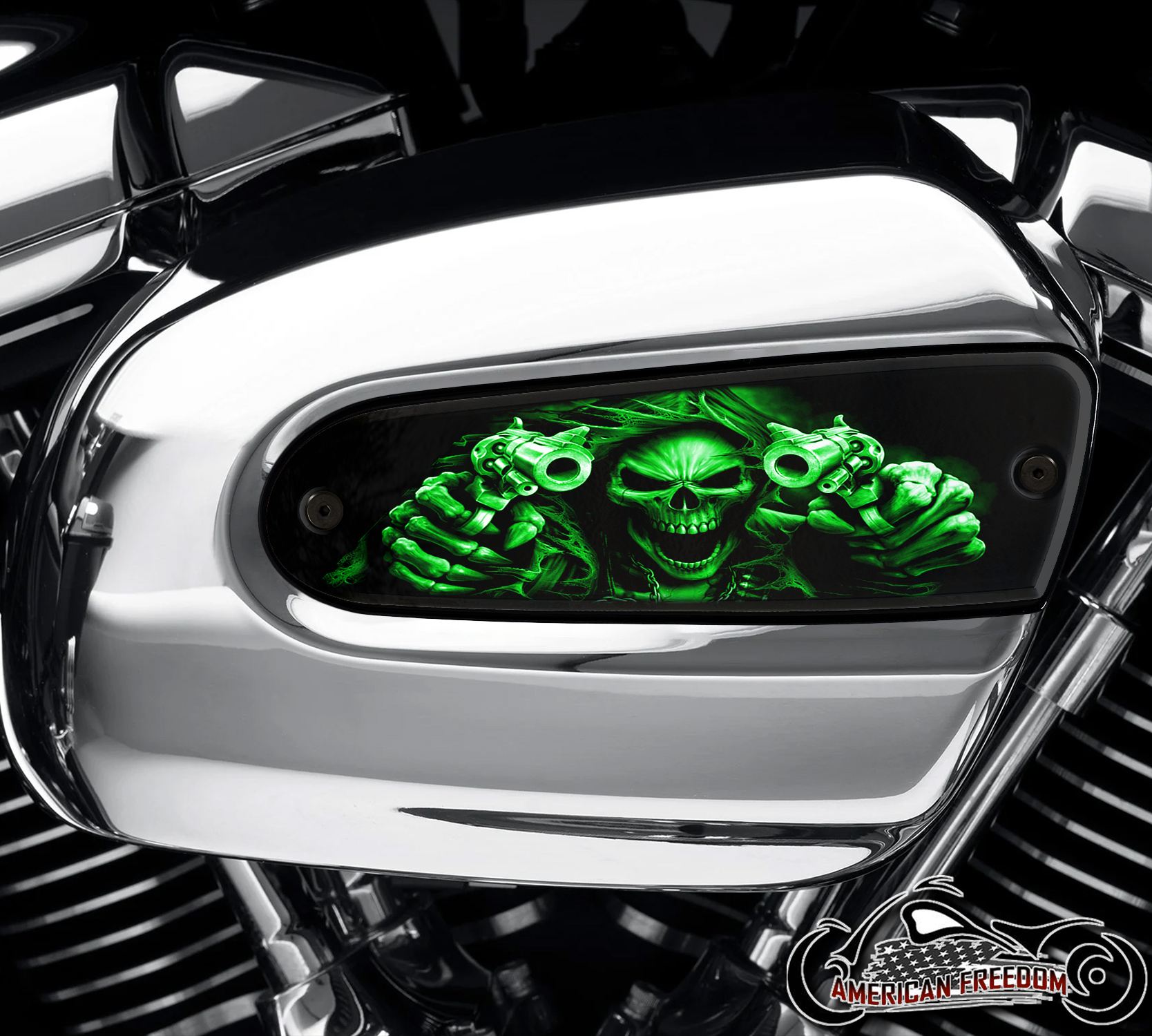 Harley Davidson Wedge Air Cleaner Insert - Gunfighter Green
